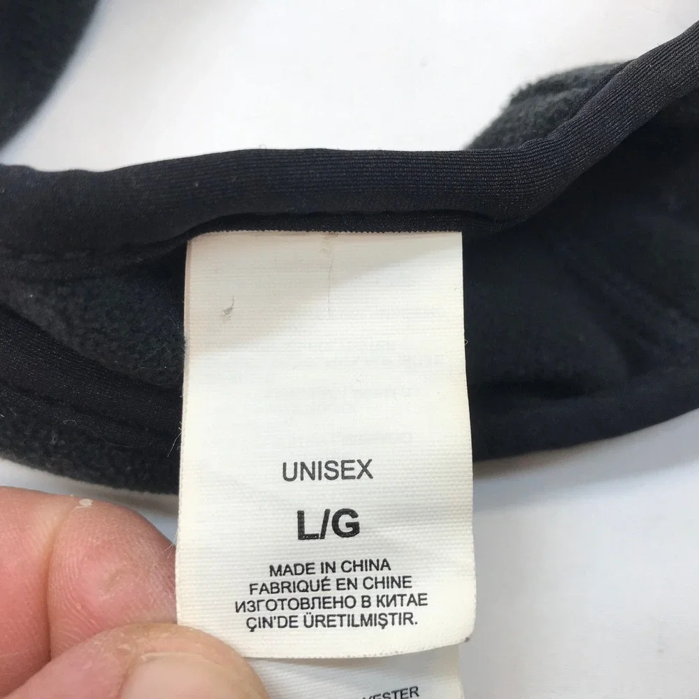 The North Face Windstopper Fleece Headband Black Unisex Large Ear Warmer 5664